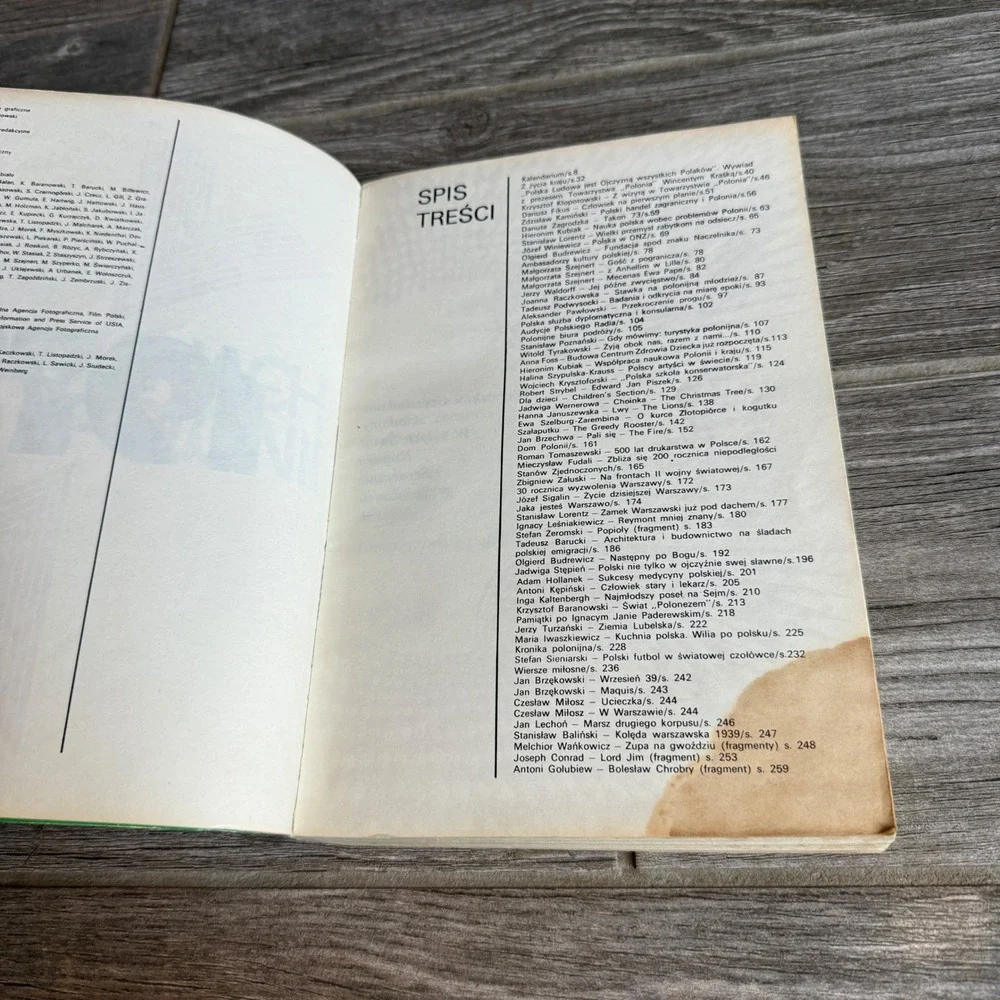 Almanach Polonii 1975 Polish Yearbook Vintage‎ Retro Psychedelic Cover Art